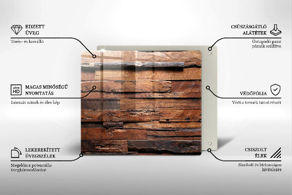 Üveg vágódeszka Dekoratív fa táblák