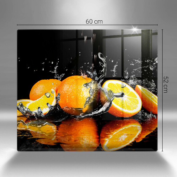 Üveg vágódeszka Lédús narancssárga gyümölcs