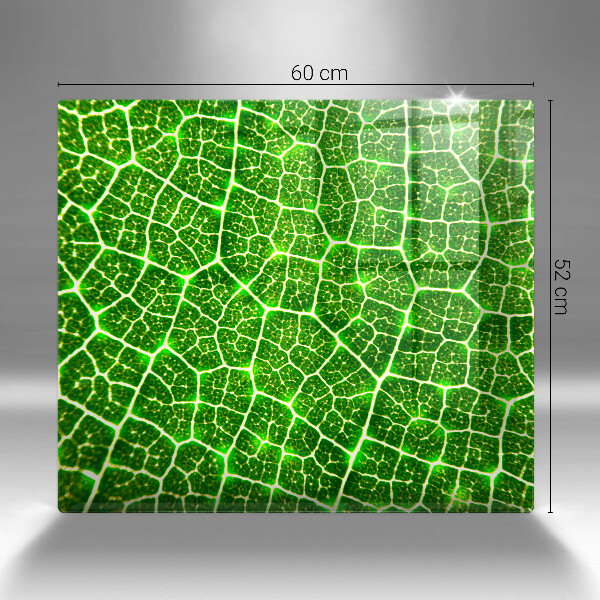 Üveg vágódeszka Levélszerkezet