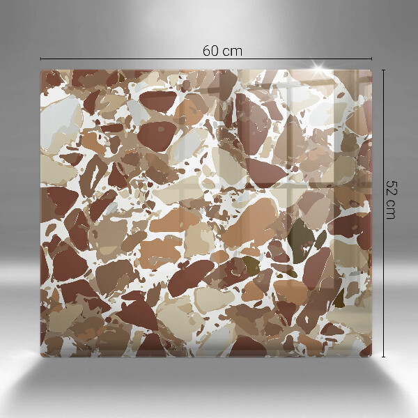 Üveg vágódeszka Kő díszítő foltok