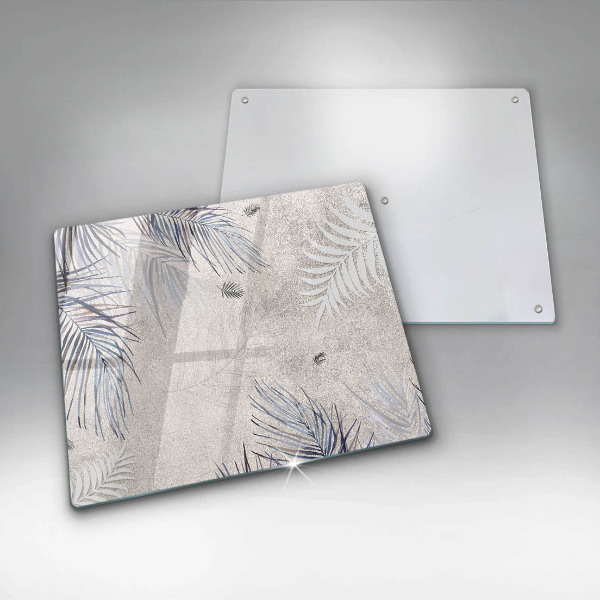 Üveg vágódeszka Finom levelek