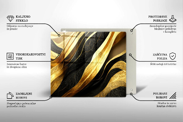 Üveg vágódeszka Elegáns absztrakció