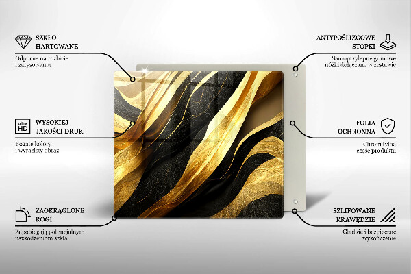 Üveg vágódeszka Elegáns absztrakció