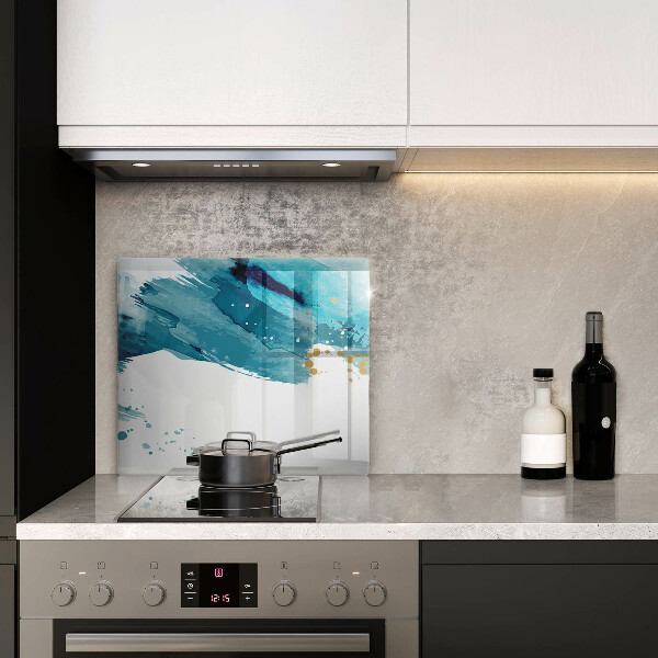 Üveg vágódeszka Kék foltok