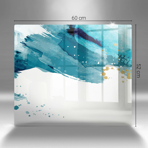 Üveg vágódeszka Kék foltok