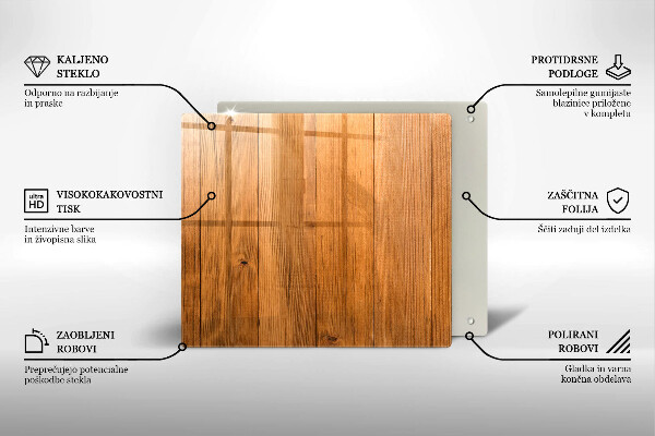 Üveg vágódeszka Fadeszkák