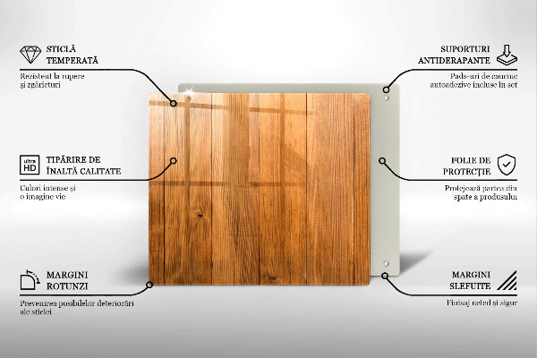 Üveg vágódeszka Fadeszkák