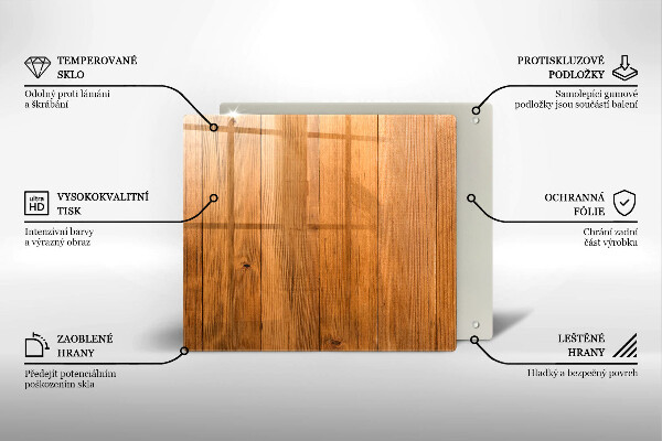 Üveg vágódeszka Fadeszkák