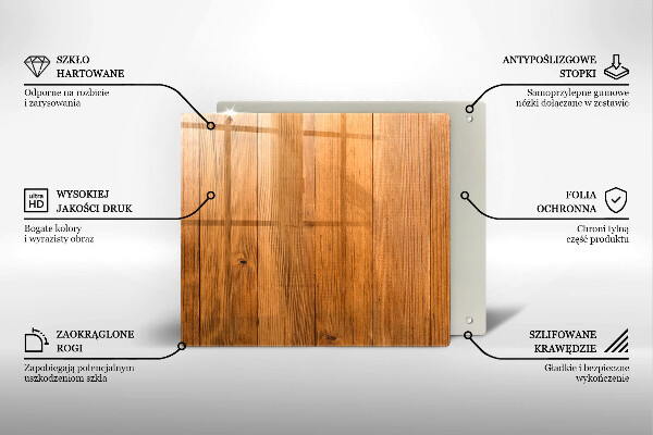 Üveg vágódeszka Fadeszkák