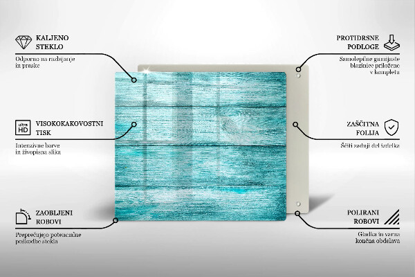 Üveg vágódeszka Vintage fa táblák