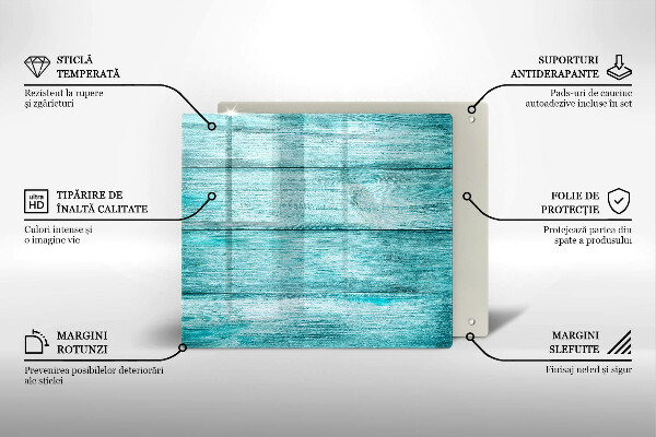 Üveg vágódeszka Vintage fa táblák