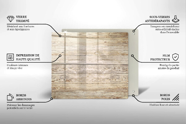 Üveg vágódeszka Fadeszkák