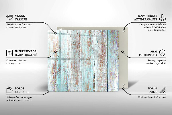 Üveg vágódeszka Régi vintage táblák