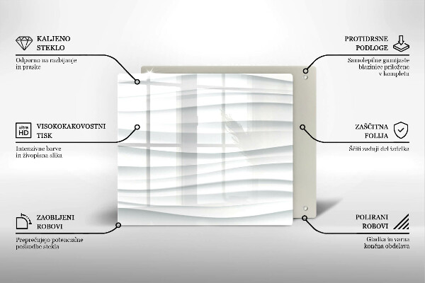Üveg vágódeszka Modern szerkezet