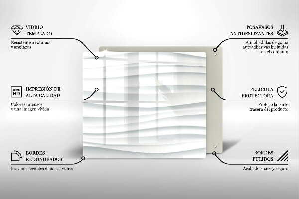 Üveg vágódeszka Modern szerkezet