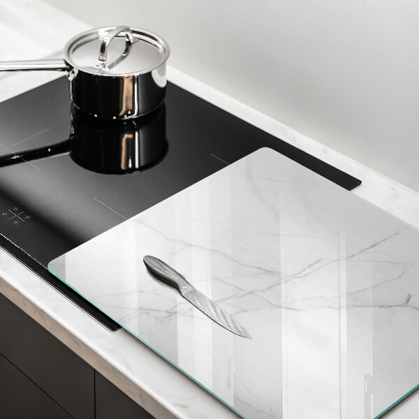 Üveg vágódeszka Márvány kő háttér