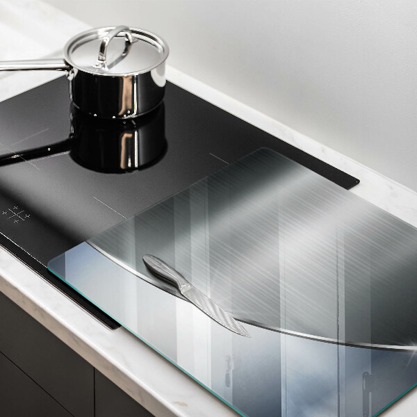 Üveg vágódeszka Fém absztrakciós minta