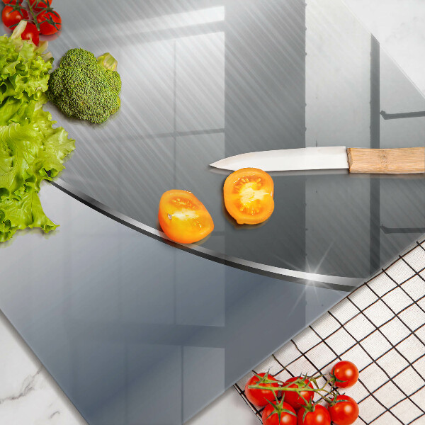 Üveg vágódeszka Fém absztrakciós minta