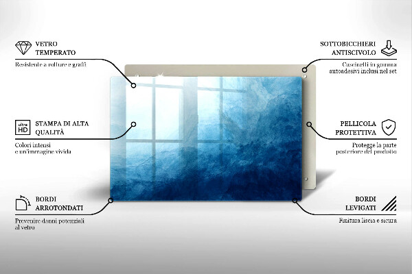 Üveg vágódeszka Absztrakt háttér