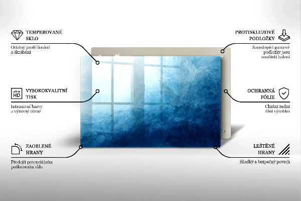 Üveg vágódeszka Absztrakt háttér