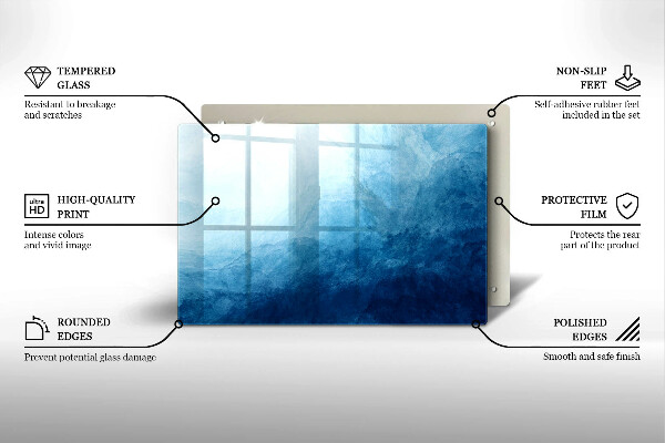 Üveg vágódeszka Absztrakt háttér