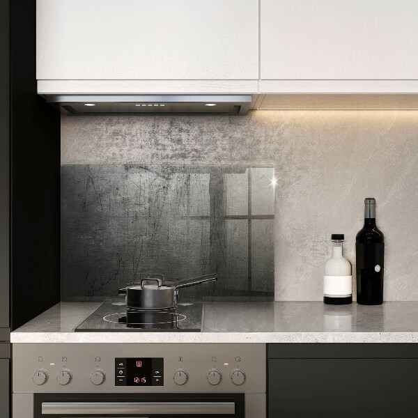 Üveg vágódeszka Fém textúra