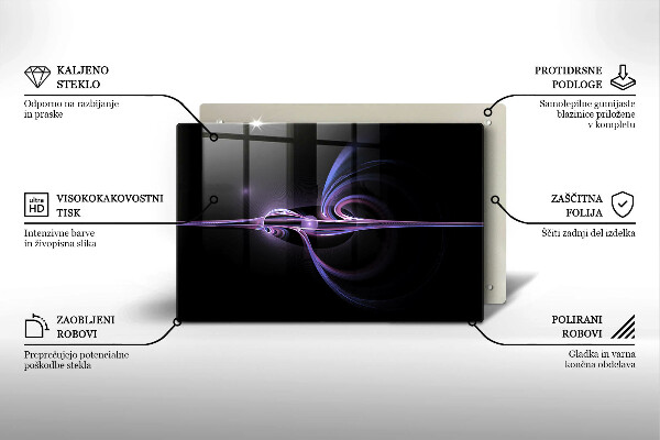 Üveg vágódeszka Modern absztrakció