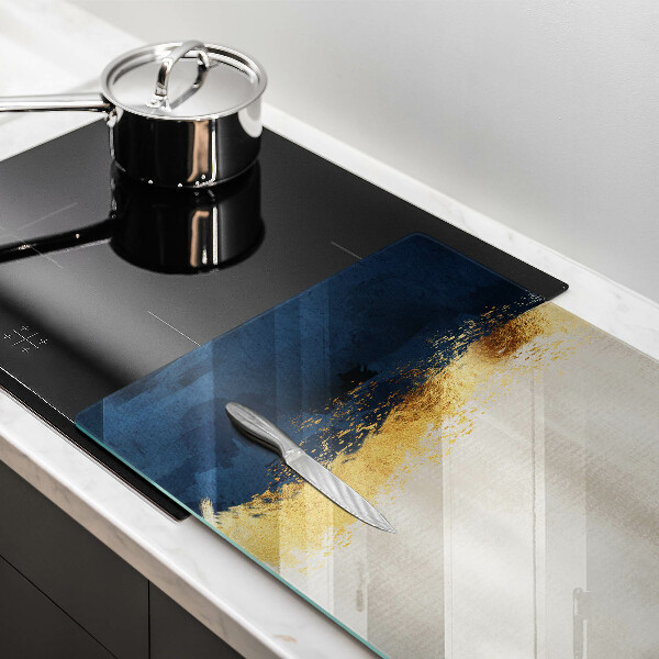 Üveg vágódeszka Arany absztrakció