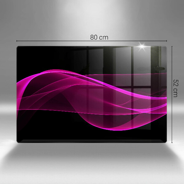 Üveg vágódeszka Rózsaszín absztrakció