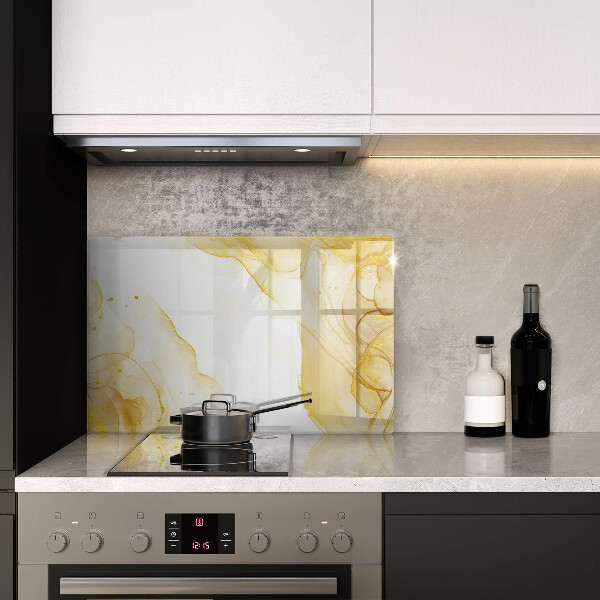 Üveg vágódeszka Arany absztrakció