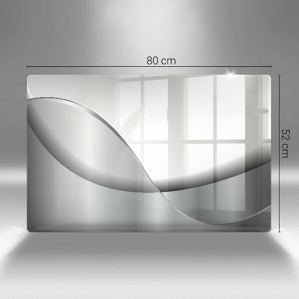 Üveg vágódeszka Absztrakt vonalak tervezése