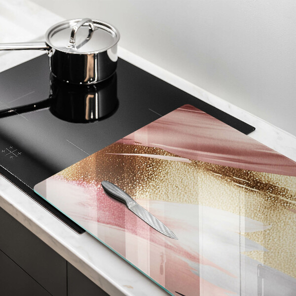 Üveg vágódeszka Pasztell foltok