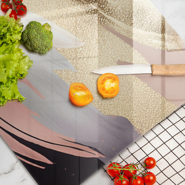 Üveg vágódeszka Pasztell foltok