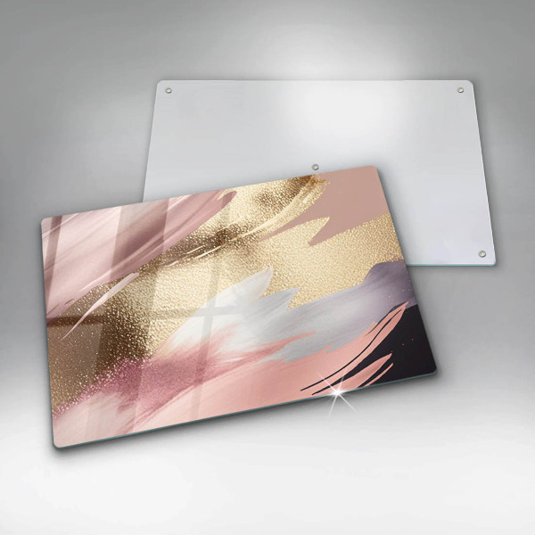 Üveg vágódeszka Pasztell foltok