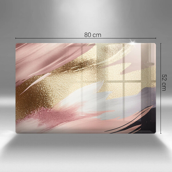 Üveg vágódeszka Pasztell foltok