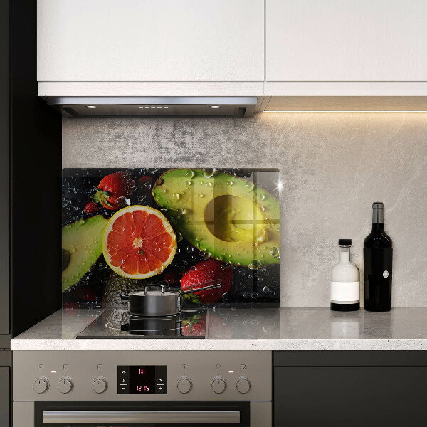 Üveg vágódeszka Gyümölcsök és zöldségek