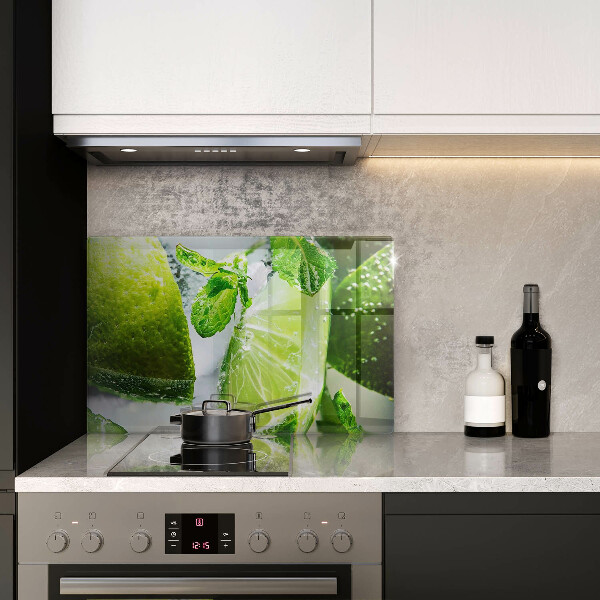 Üveg vágódeszka Víz mésszel és jéggel