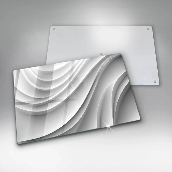 Üveg vágódeszka Geometriai vonalak