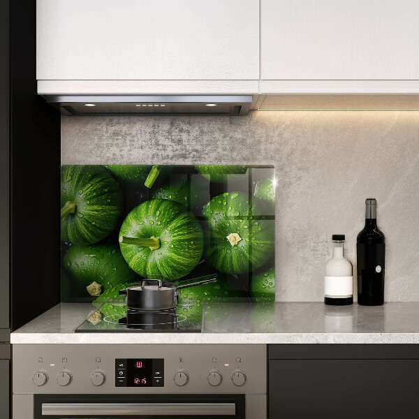 Üveg vágódeszka Zöld sütőtök