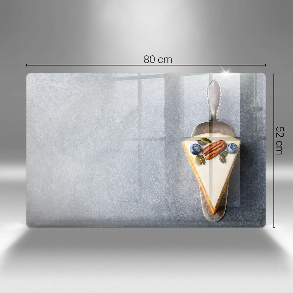 Üveg vágódeszka Szelet torta