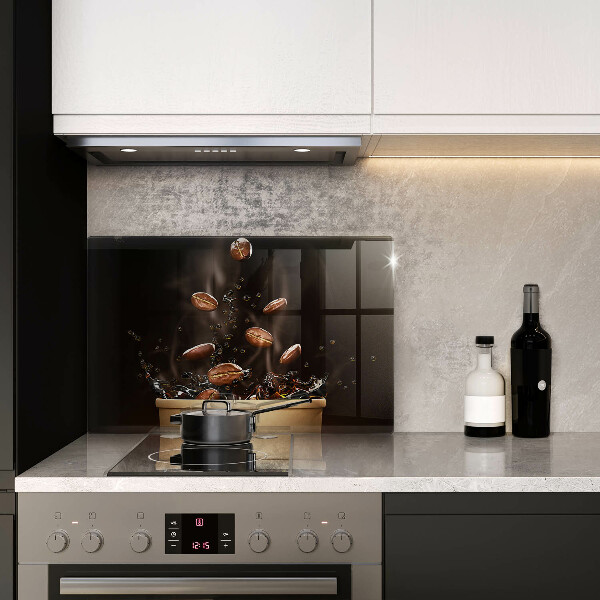 Üveg vágódeszka Forró kávébab