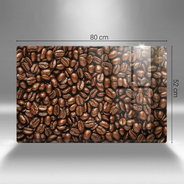 Üveg vágódeszka Kávébab