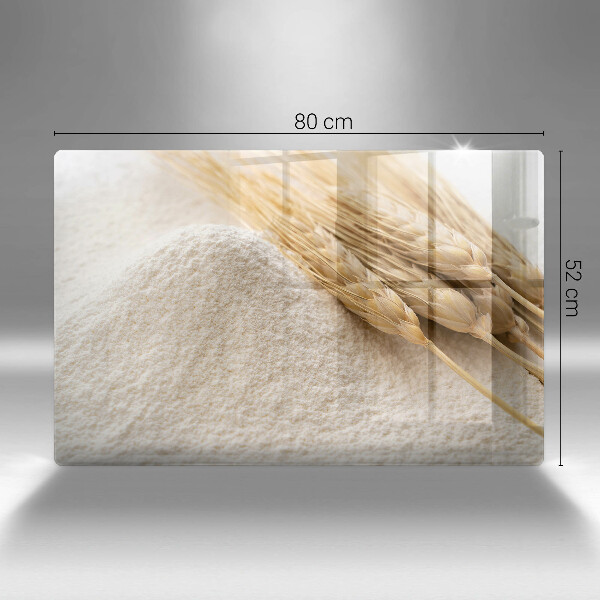 Üveg vágódeszka Liszt és kalászok