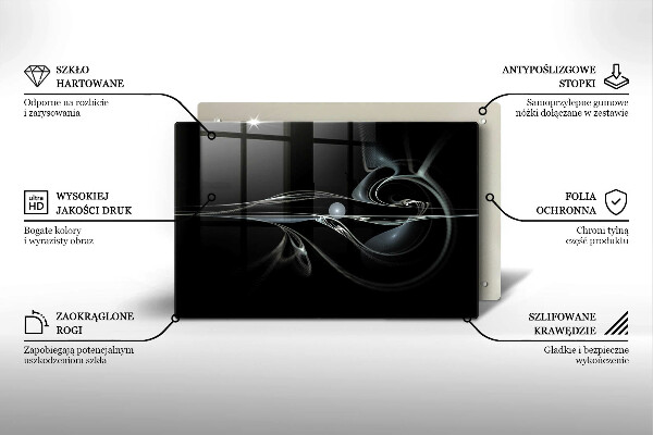 Üveg vágódeszka Modern absztrakció