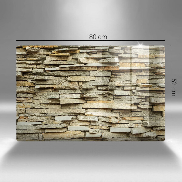 Üveg vágódeszka Díszítő kövek