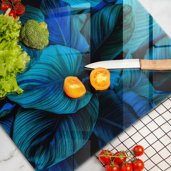 Üveg vágódeszka Dzsungel növényzet levelei