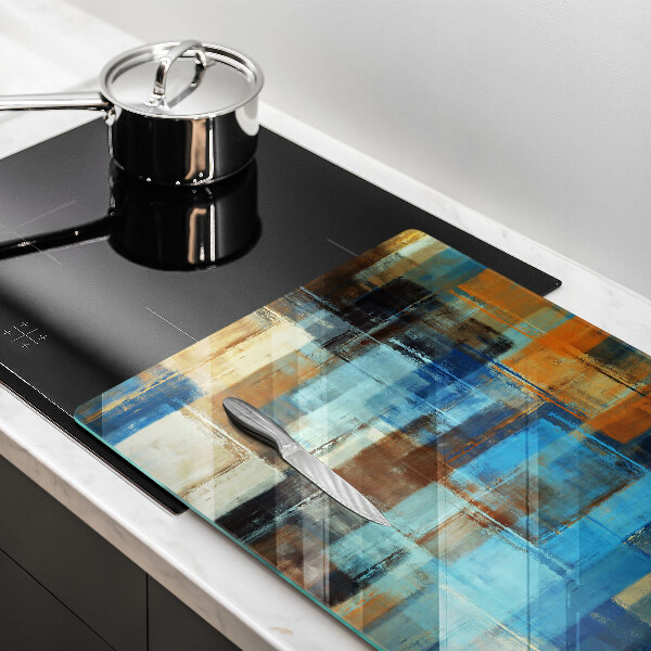 Üveg vágódeszka Festett háttér