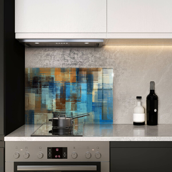 Üveg vágódeszka Festett háttér