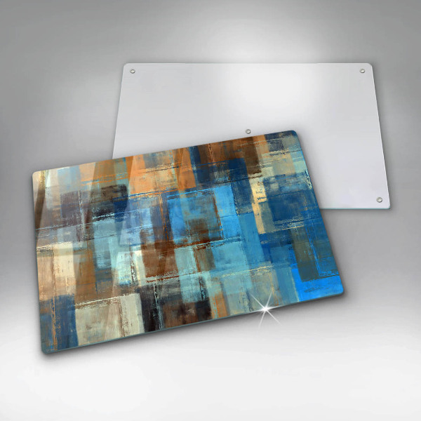 Üveg vágódeszka Festett háttér