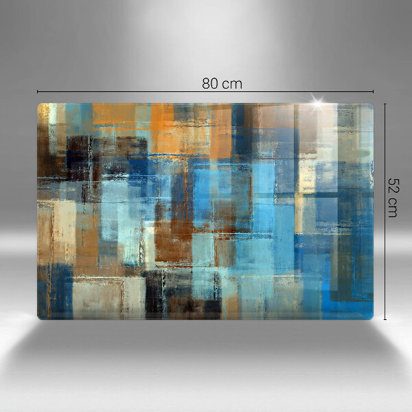 Üveg vágódeszka Festett háttér